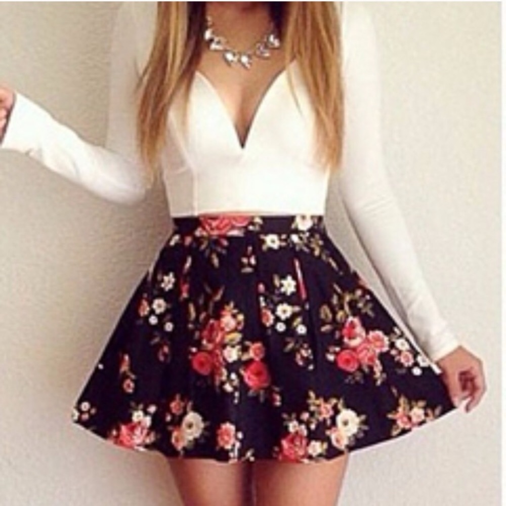 BOGO! Long Sleeve Floral Dress
